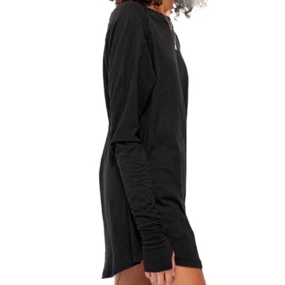 NEW Free People We The Free Arden Tee - Black - Picture 5 of 16